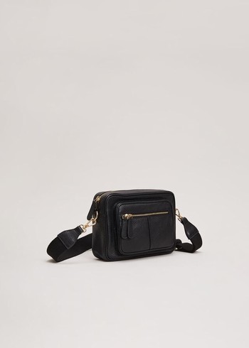 Phase Eight Leather Bags Black USA | 9741652-IY